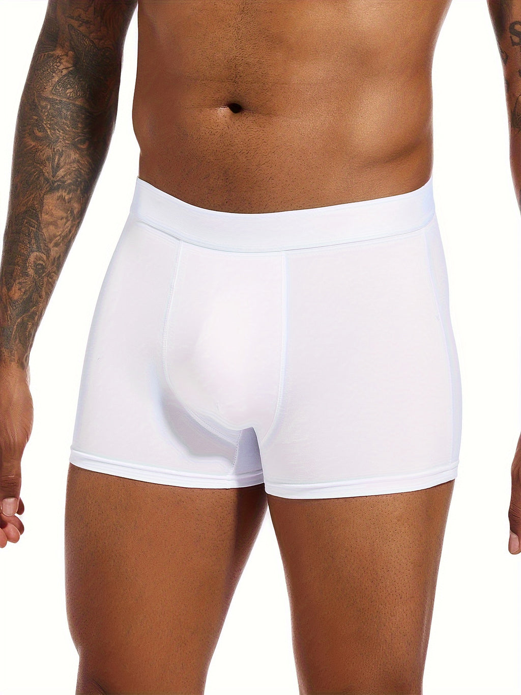 Boxer respirant microfibre homme — lot de 3, uni, du S au XXL