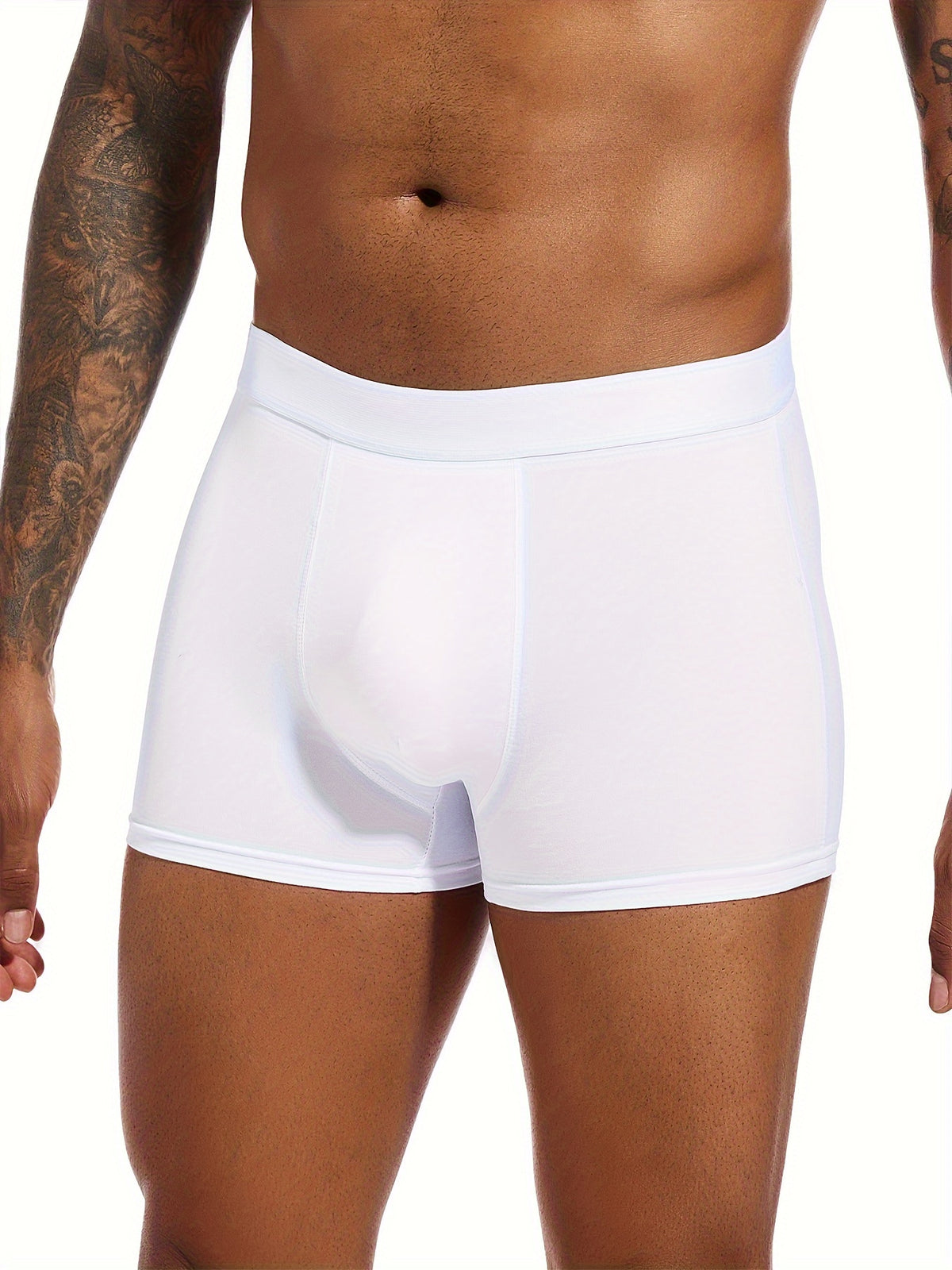 Boxer respirant microfibre homme — lot de 3, uni, du S au XXL