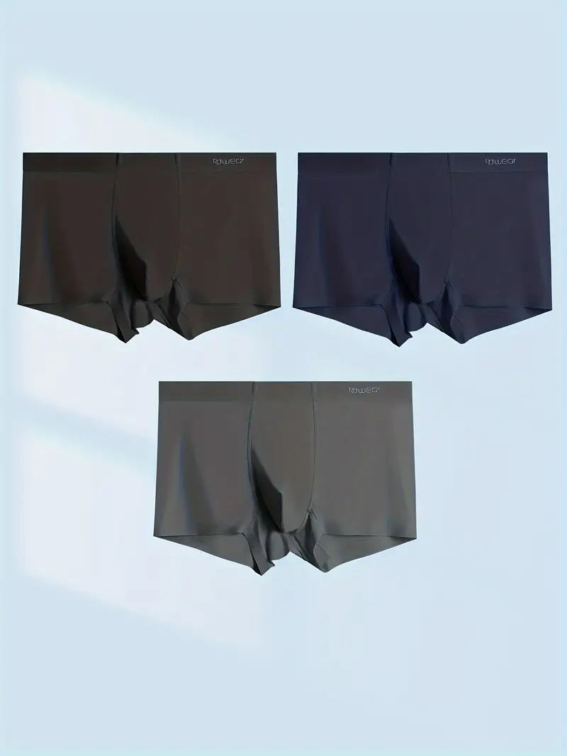 Boxer sans couture homme — lot de 3