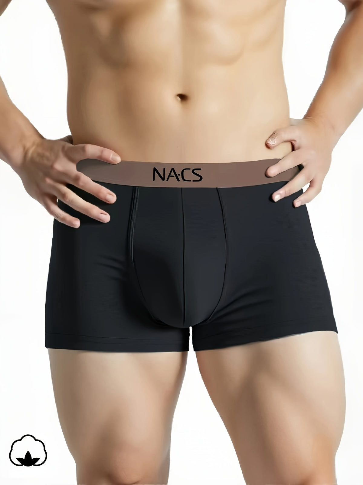 Boxer large de sport coton homme — lot de 4, imprimé