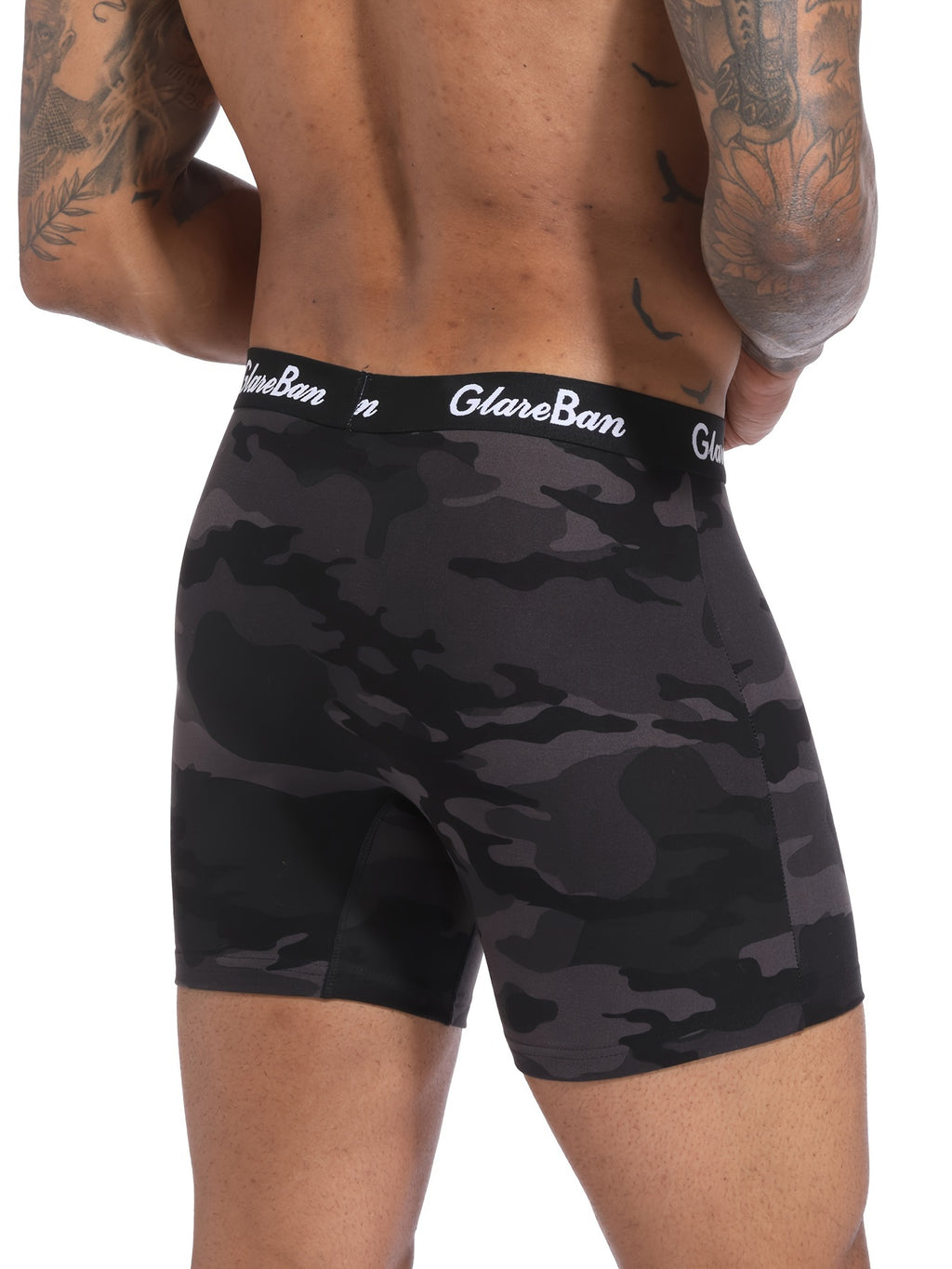 Boxer long microfibre homme — lot de 10, imprimé