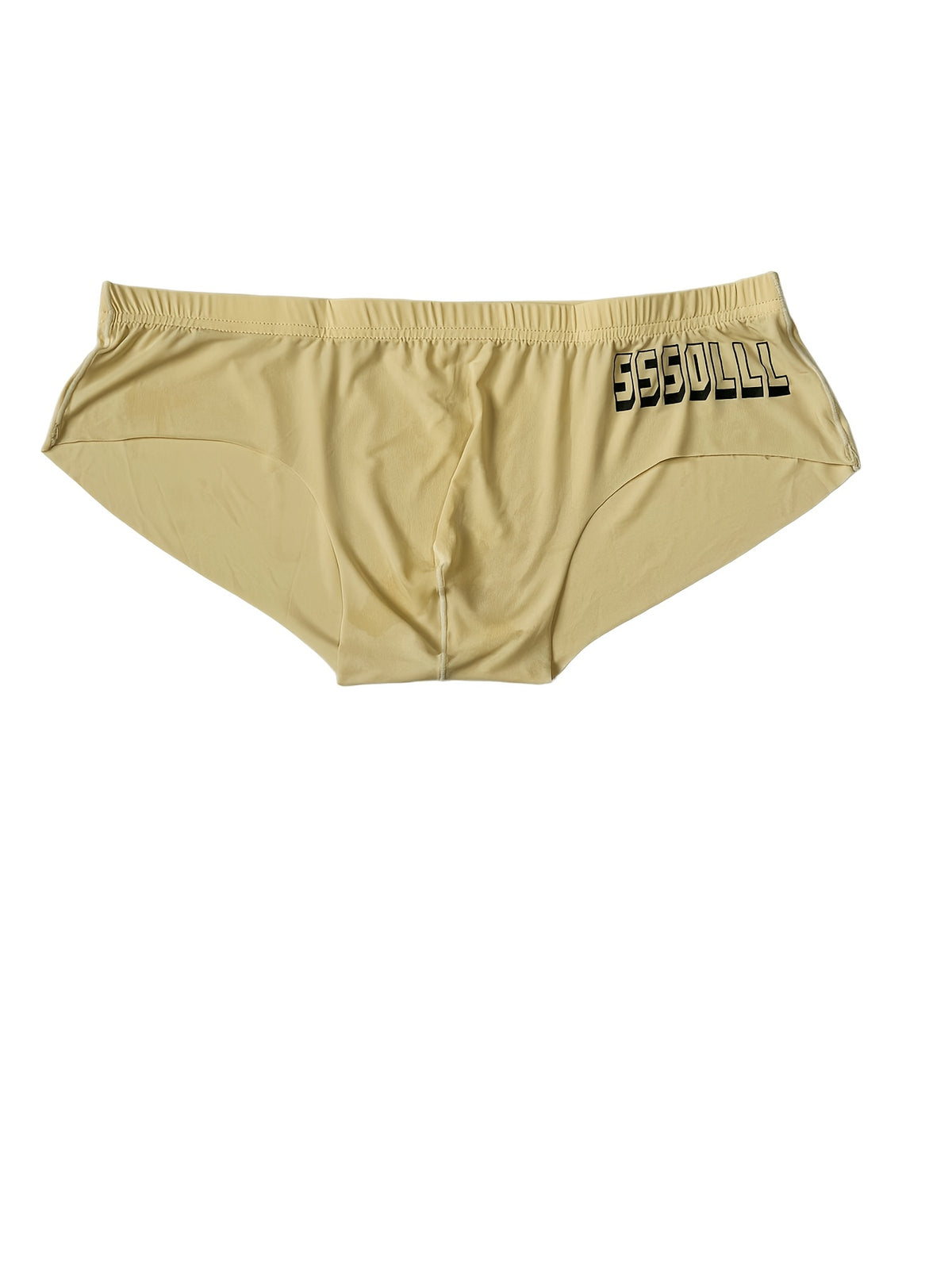 Slip sans couture grande taille microfibre homme — lot de 5, uni
