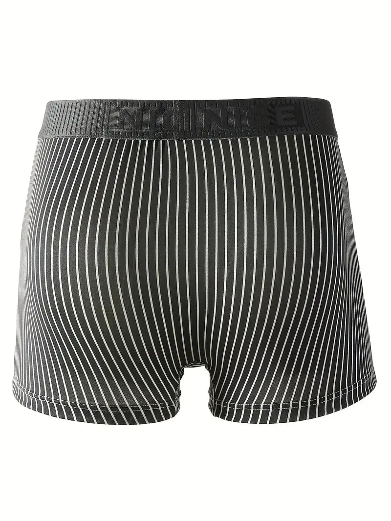 Boxer respirant homme — lot de 4, maille technique, coupe courte