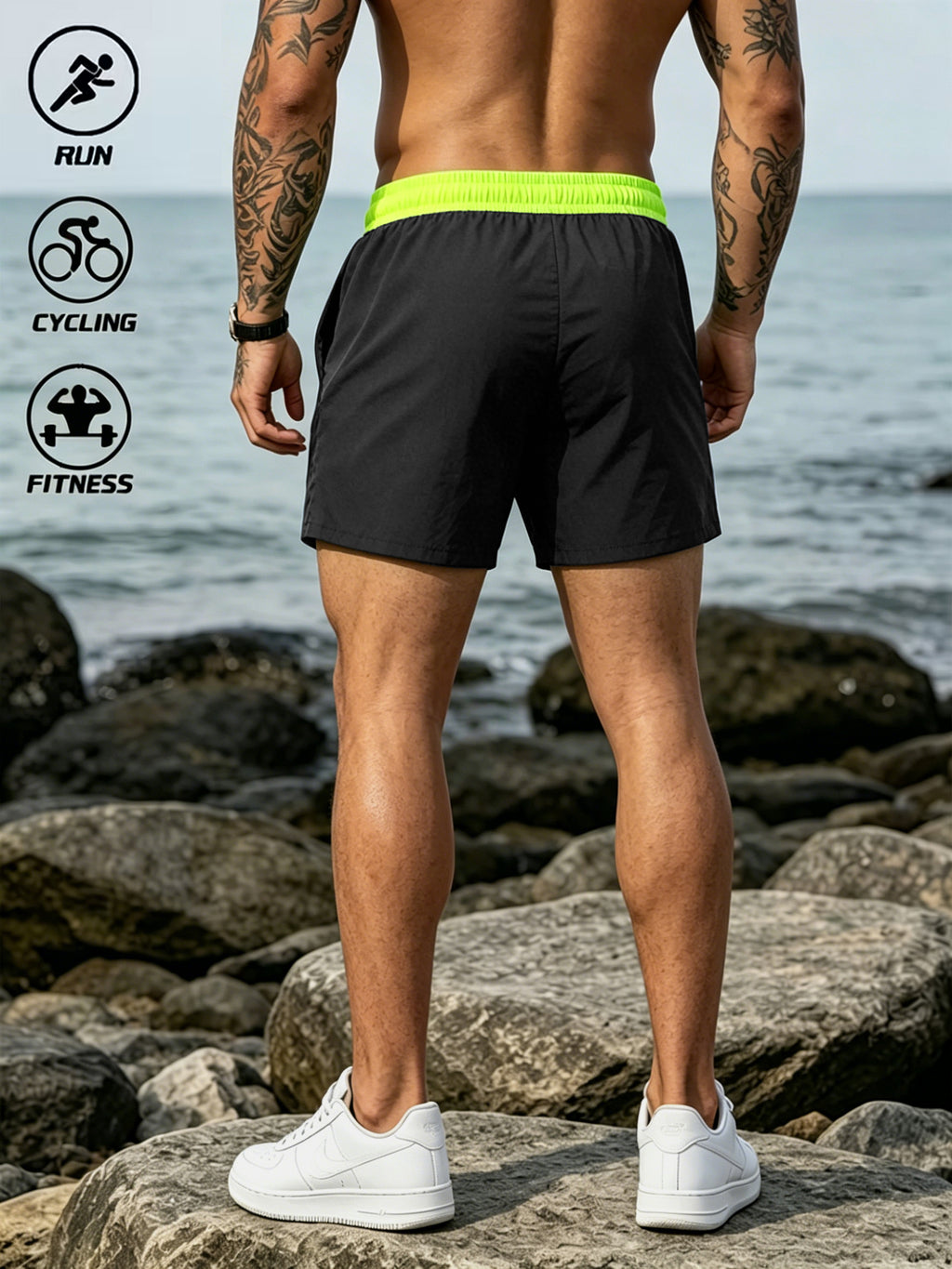 Boxer de sport séchage rapide microfibre homme, 5 coloris, du S au XXL