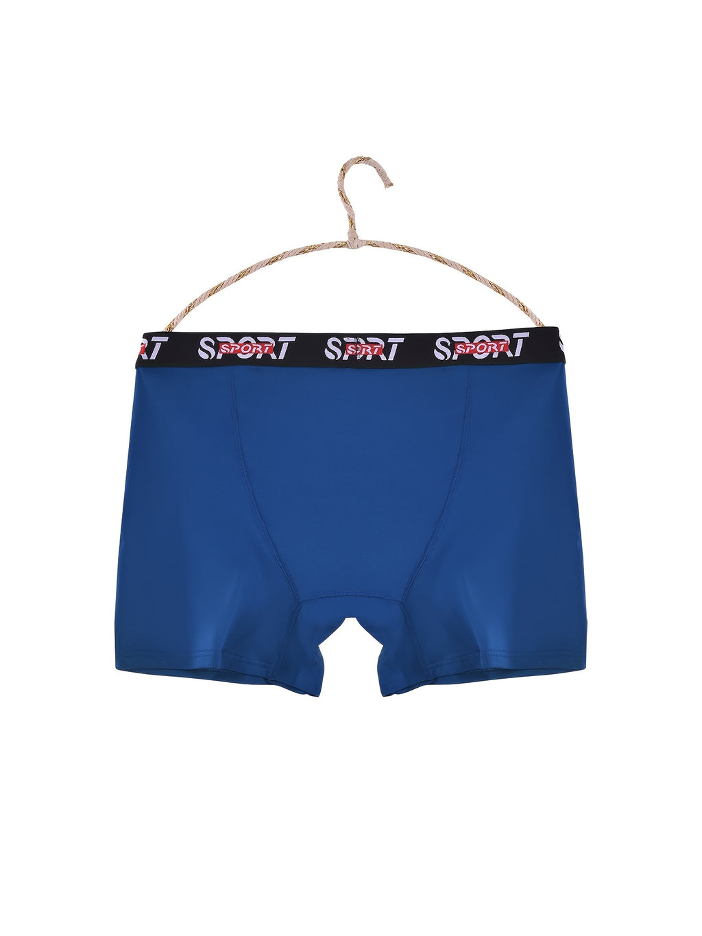 Boxer grande taille de sport microfibre homme — lot de 5, uni, assortiment S