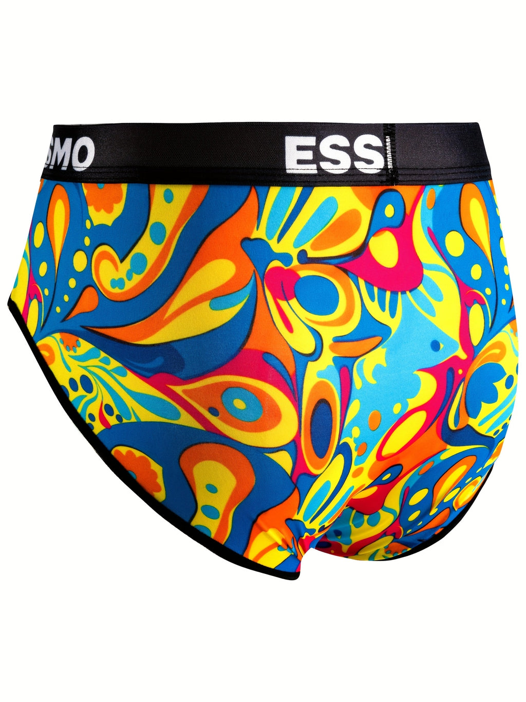 Slip microfibre homme — lot de 10, géométrique