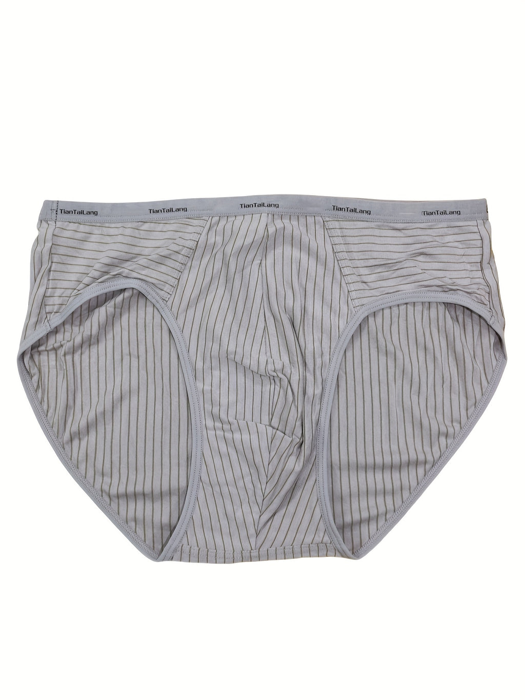 Slip respirant bambou homme — lot de 2, rayé