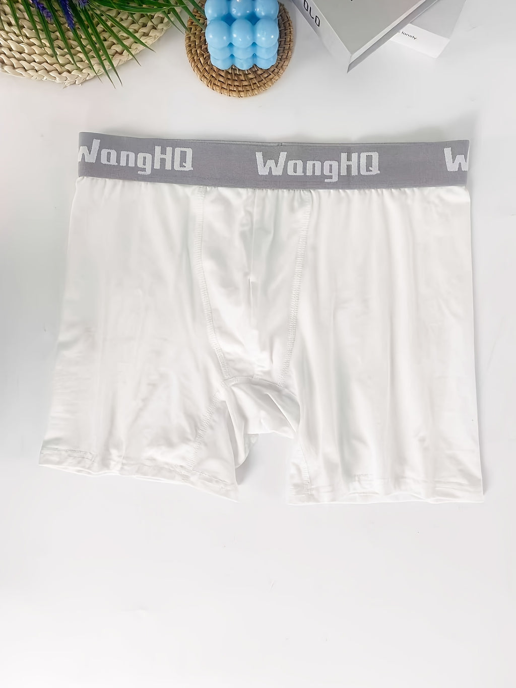 Boxer long de sport coton homme — lot de 5, uni, du M au XXL