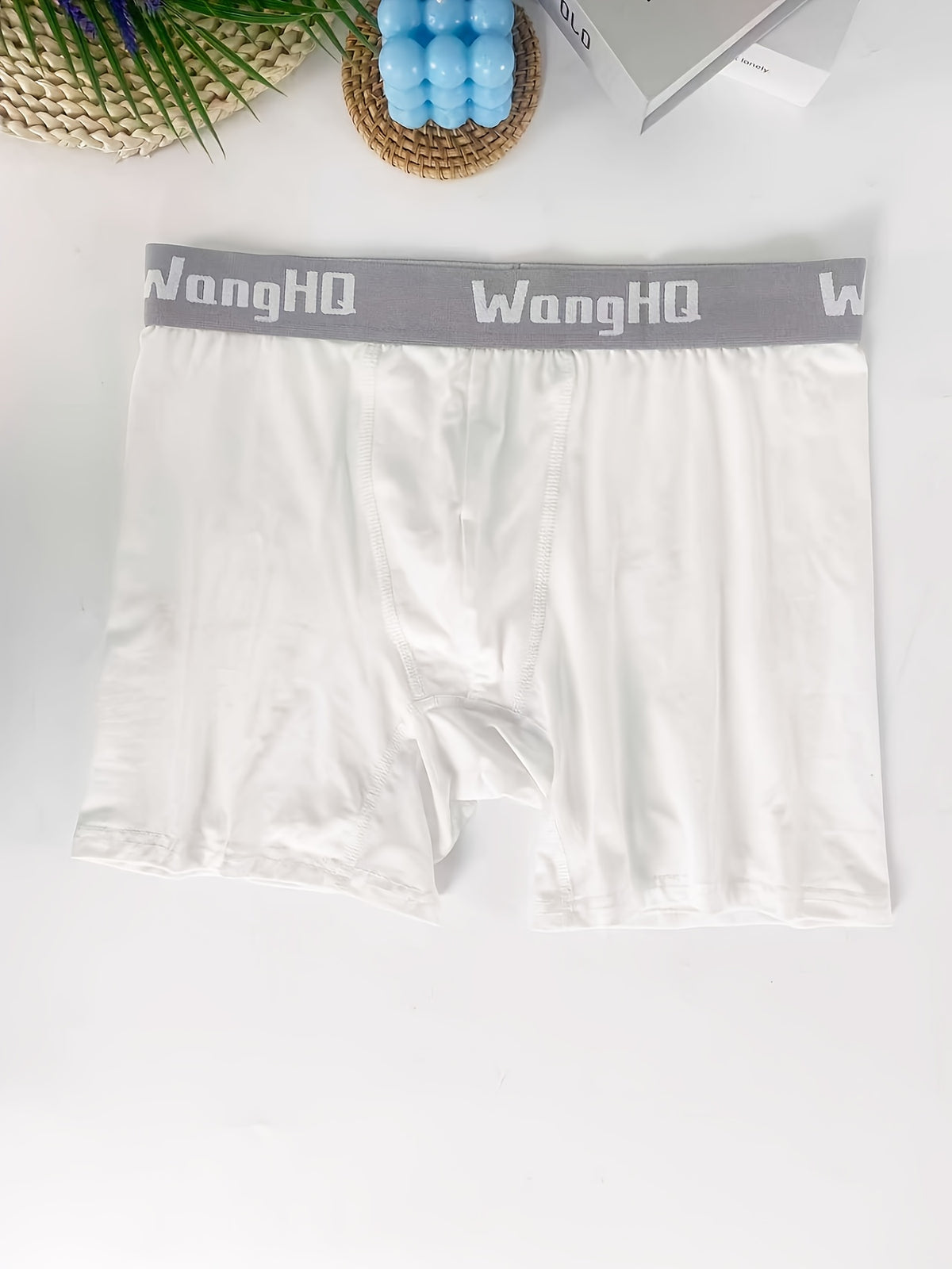 Boxer long de sport coton homme — lot de 5, uni, du M au XXL