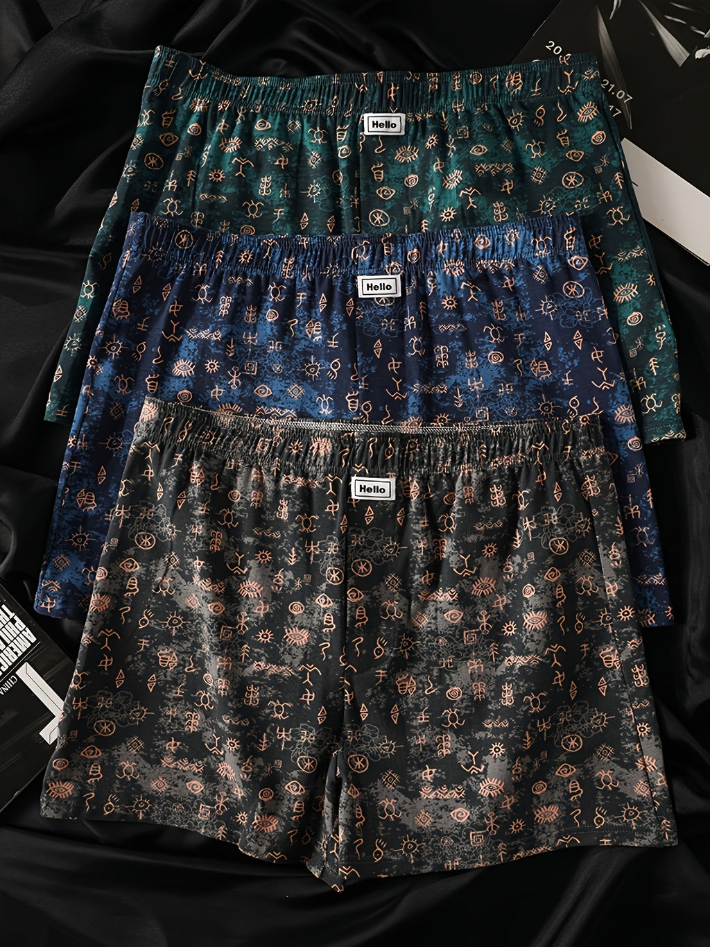 Boxer large d'intérieur coton homme — lot de 3