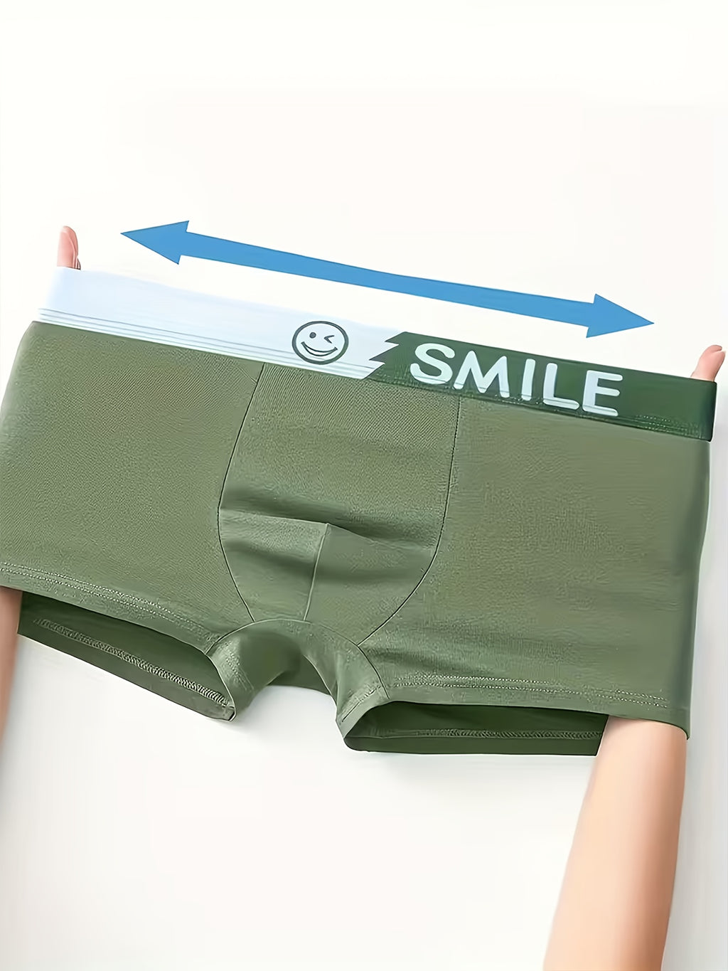 Boxer respirant coton homme — lot de 5, variétés assorties