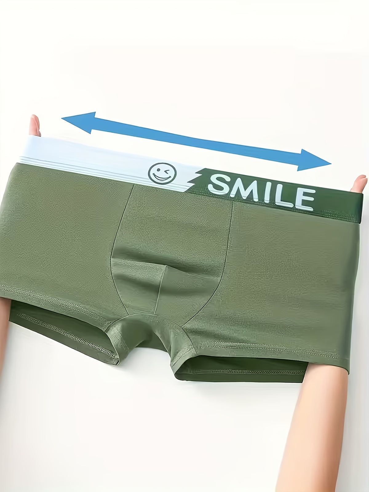 Boxer respirant coton homme — lot de 5, variétés assorties