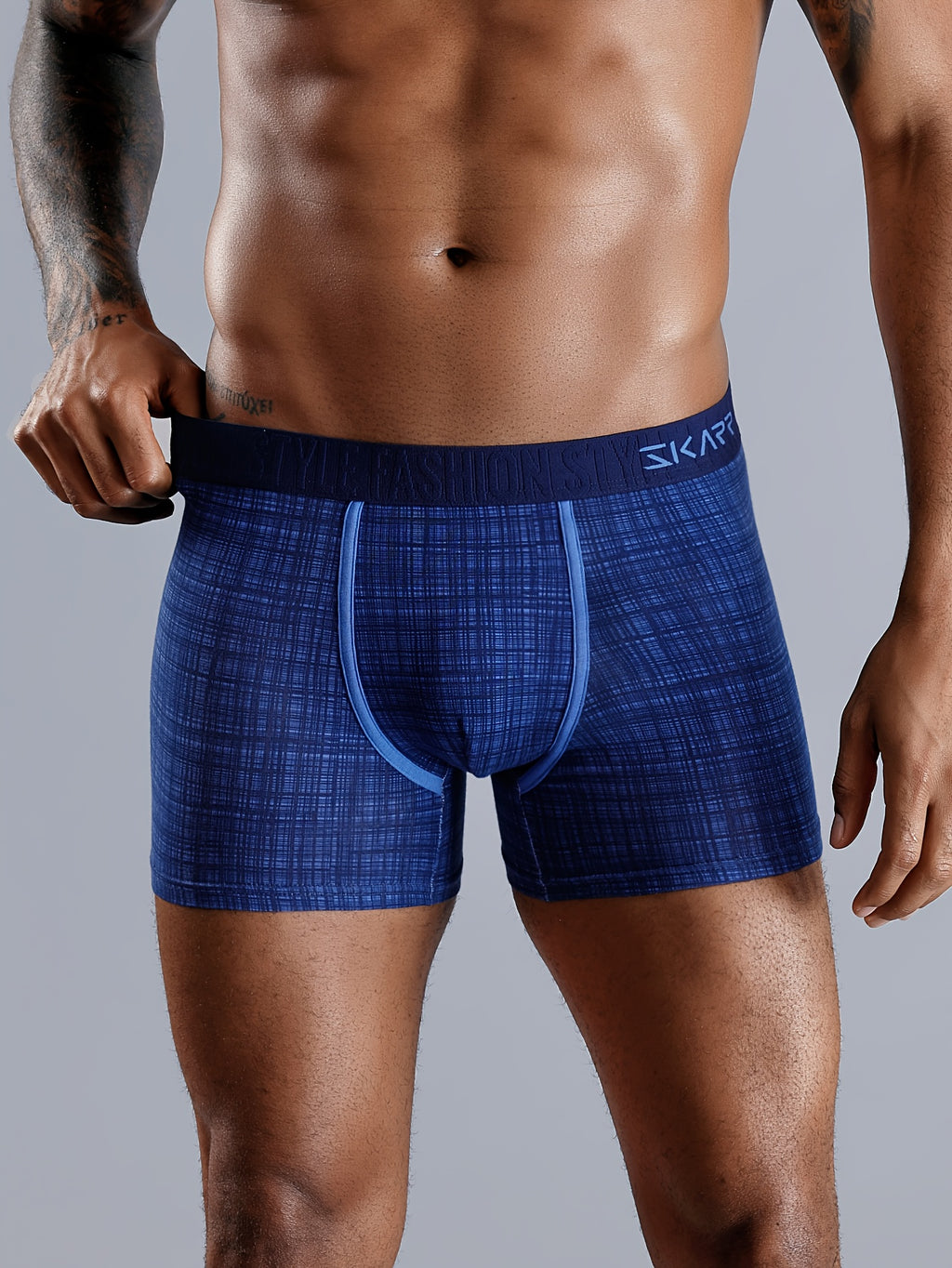 Boxer coton homme — lot de 7, imprimé, du M au XXL