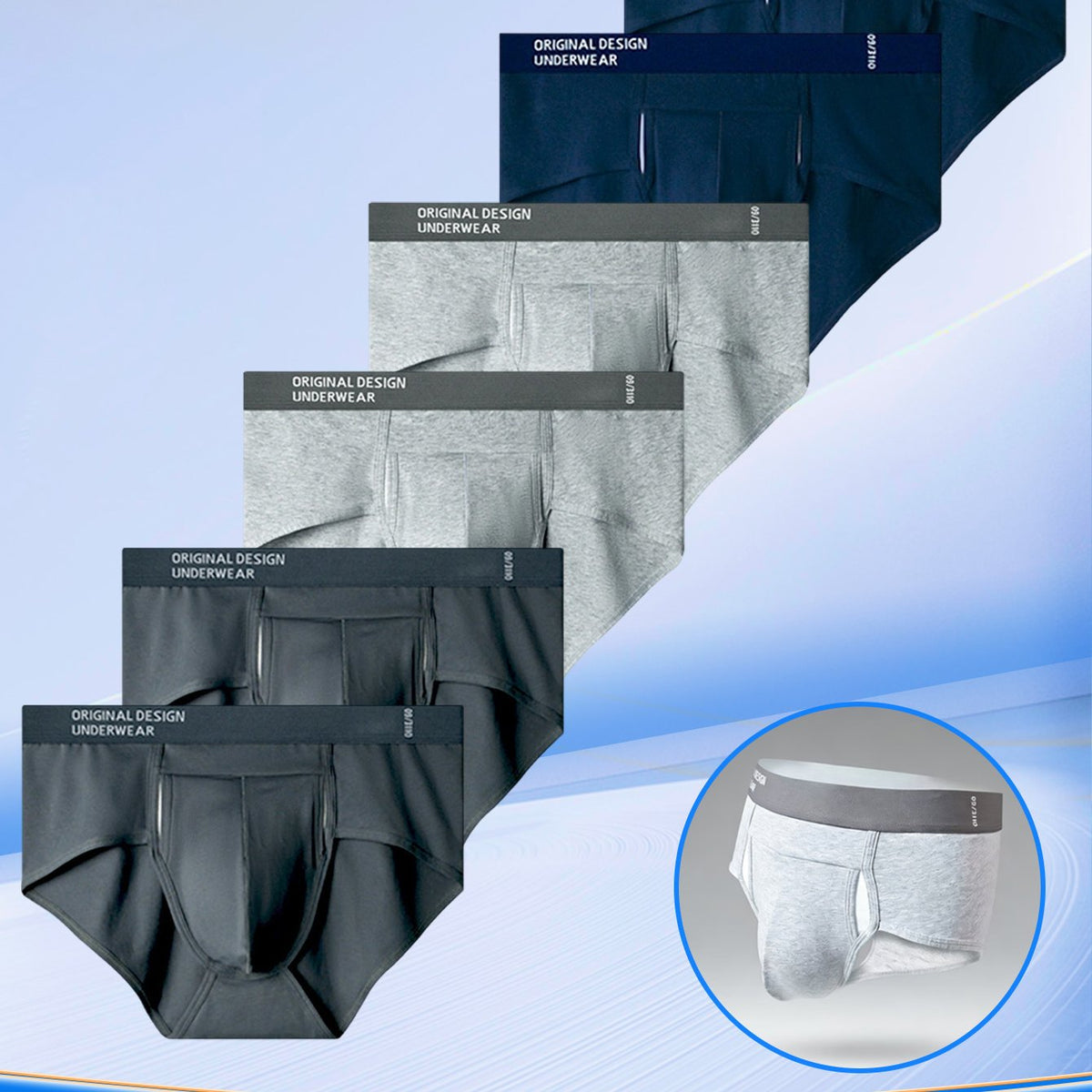 Ensemble de 6 pièces de couleurs mélangées