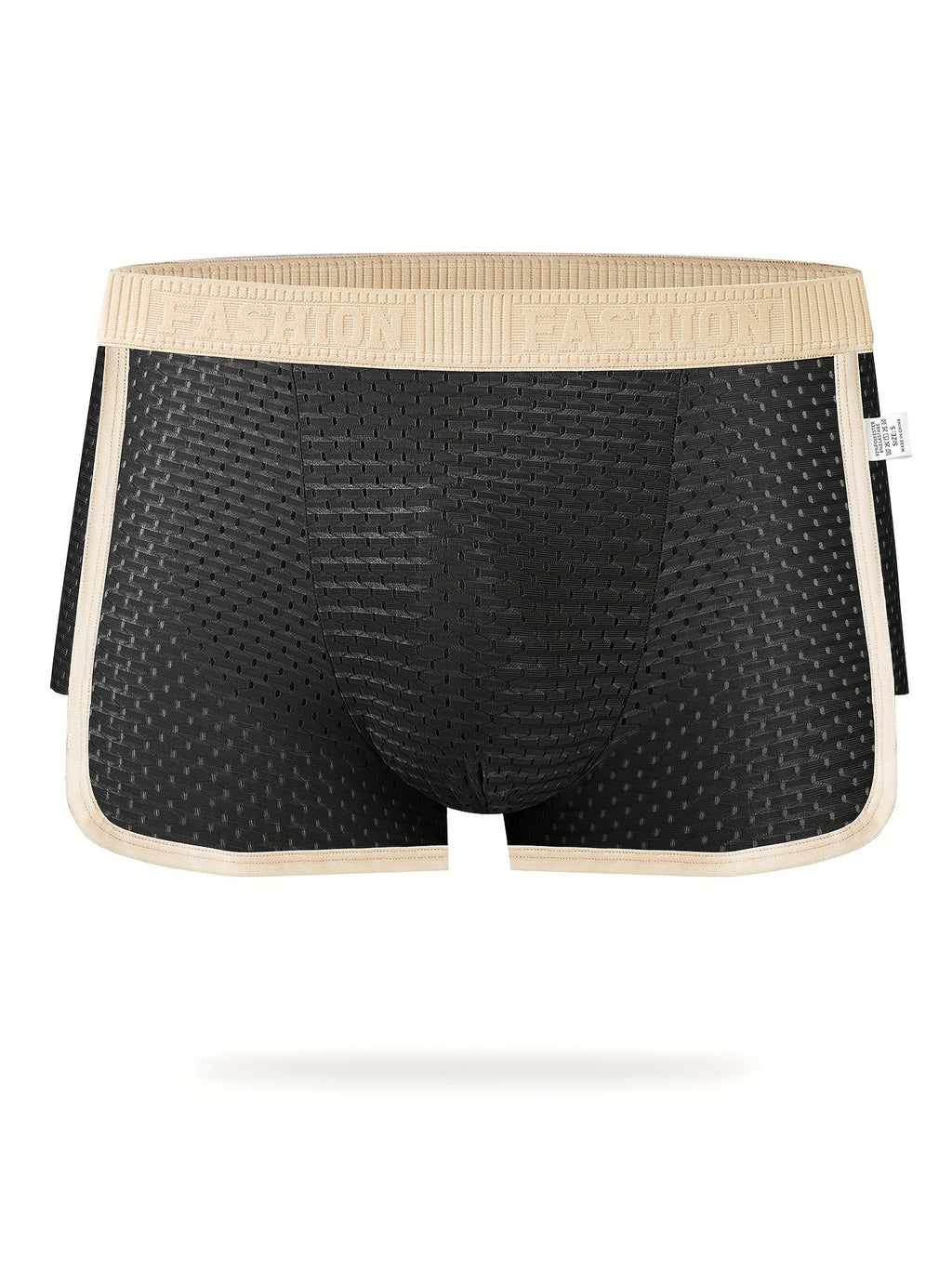 Boxer large grande taille microfibre homme — lot de 4, uni