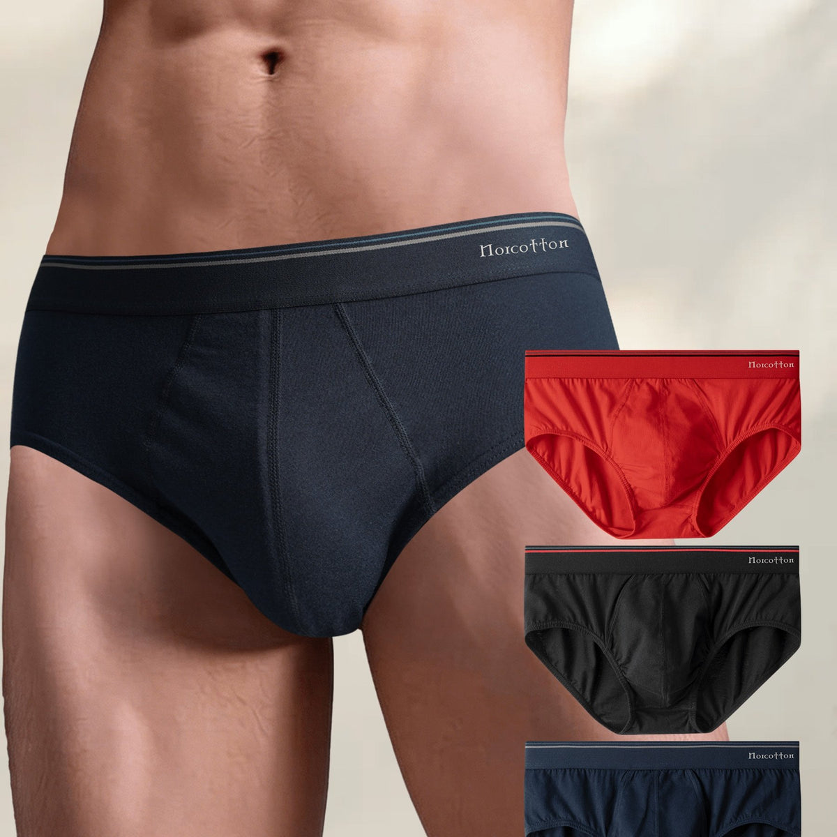 Rouge, Noir, Bleu (Ceinture Repassée NORCOTTON)