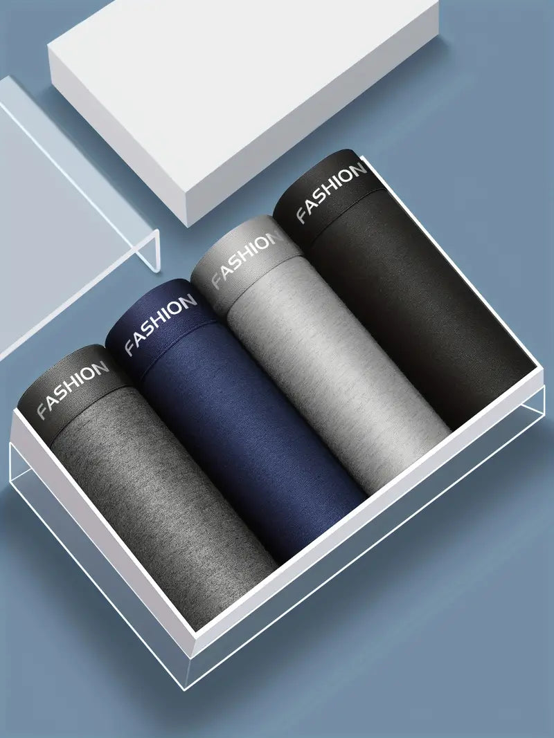 Boxer antibactérien homme — lot de 4