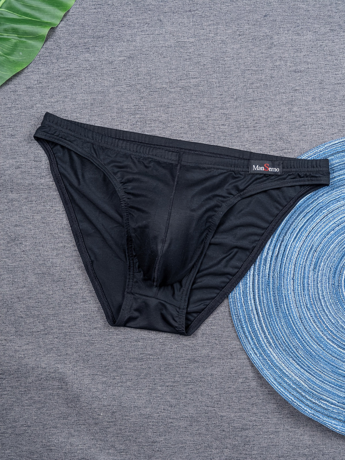Slip respirant bambou homme — lot de 5, uni, du S au XXL
