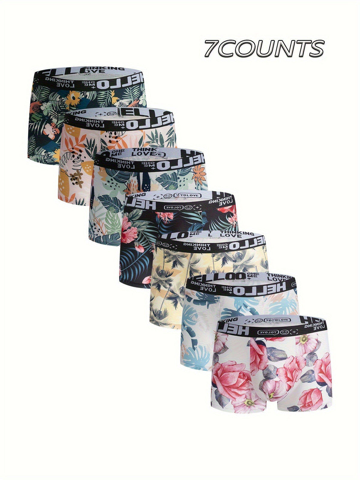 Boxer respirant microfibre homme — lot de 7