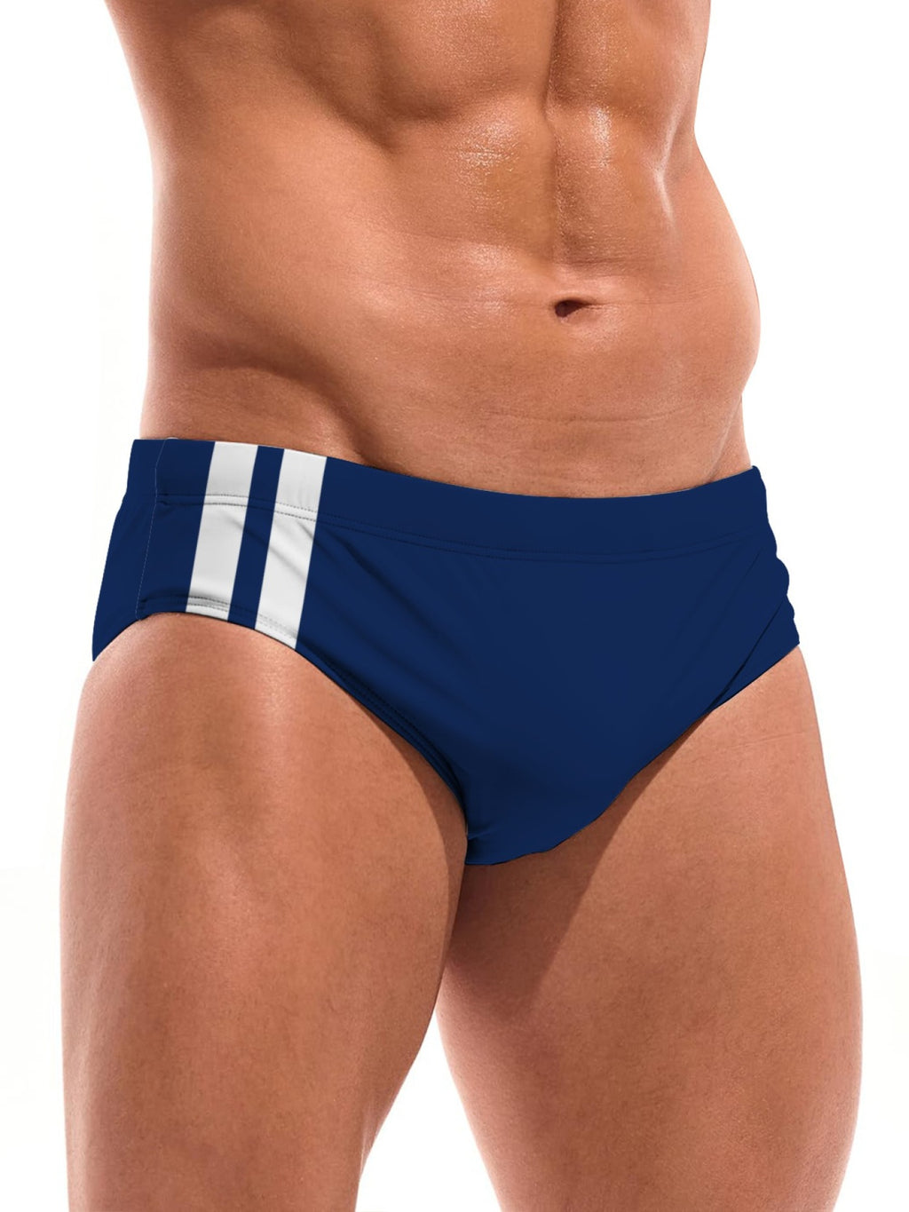 Slip microfibre homme, bleu