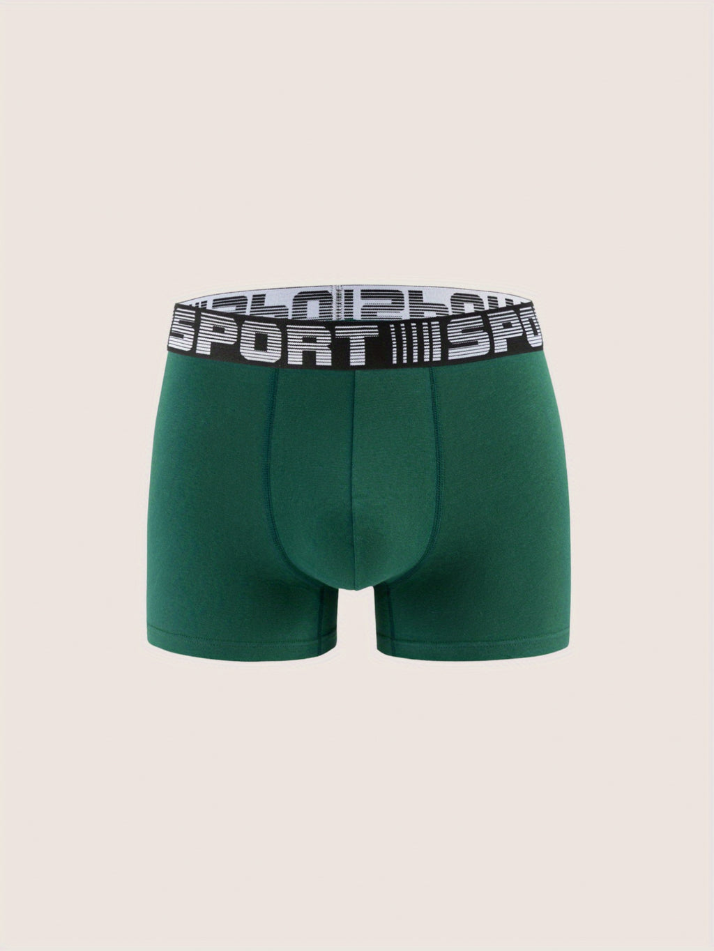 Boxer de sport respirant coton homme — lot de 12, uni
