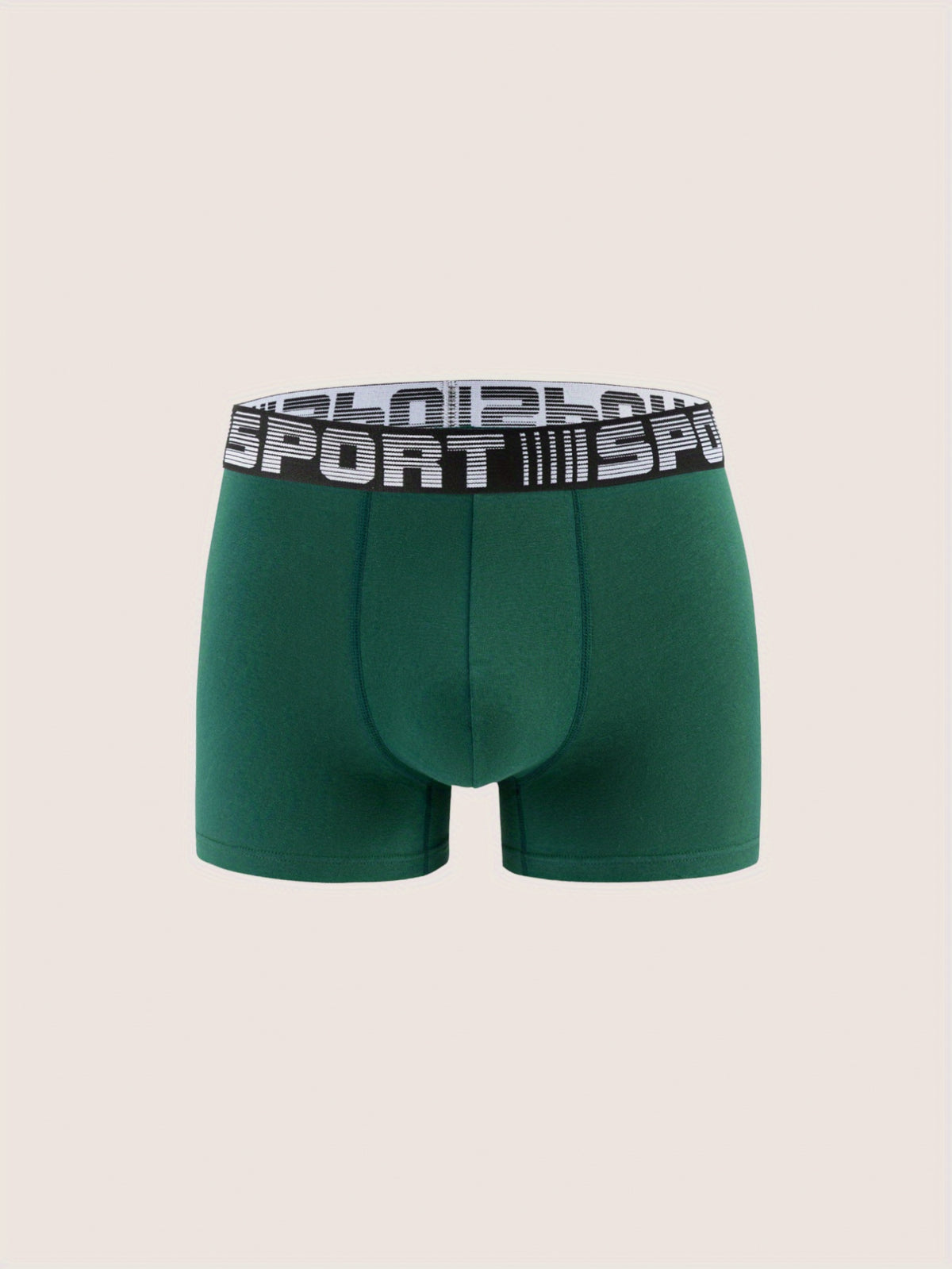 Boxer de sport respirant coton homme — lot de 12, uni