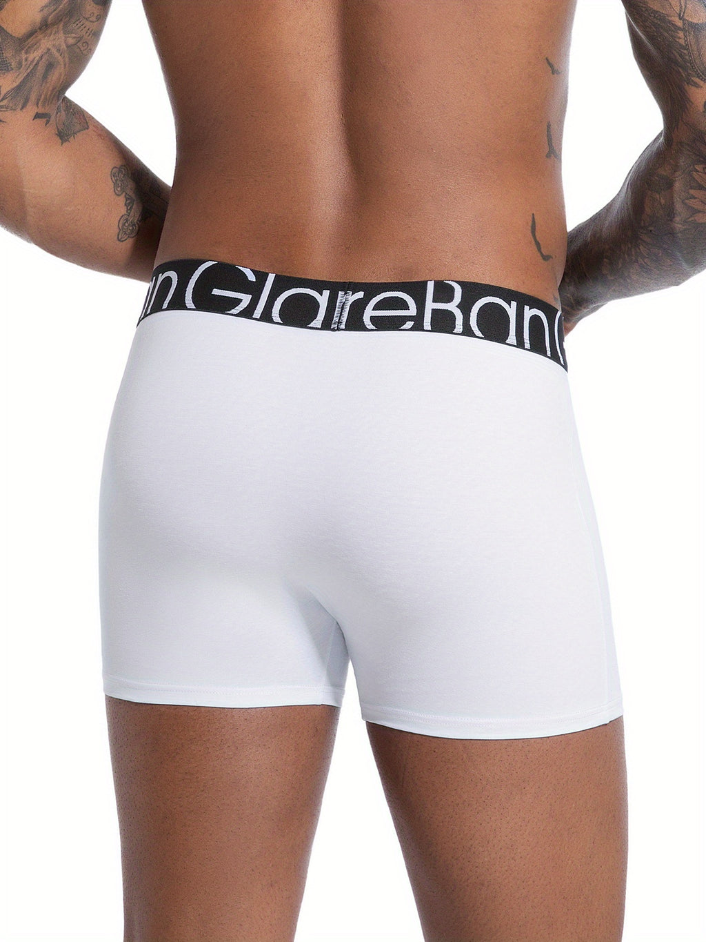 Boxer de sport coton homme — lot de 5, uni, assortiment E (modèle 3)