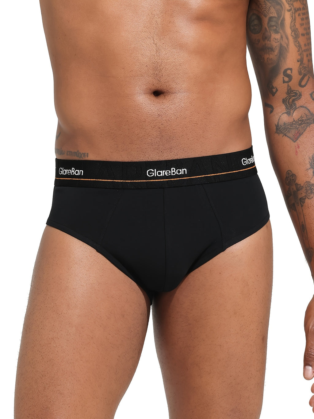 Slip coton homme — lot de 5, uni, assortiment E