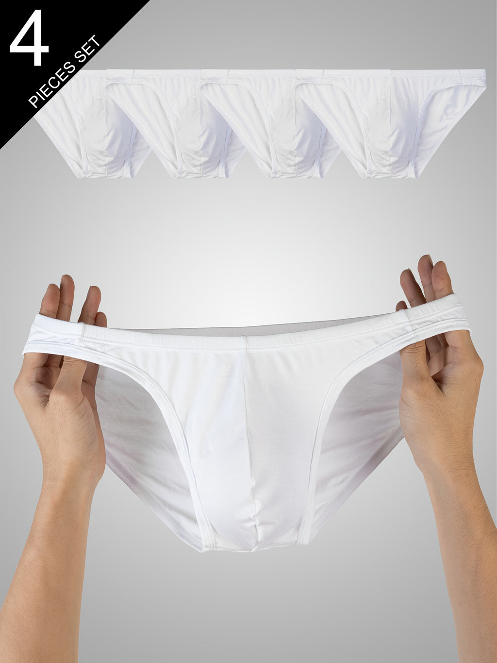 Slip homme — lot de 4