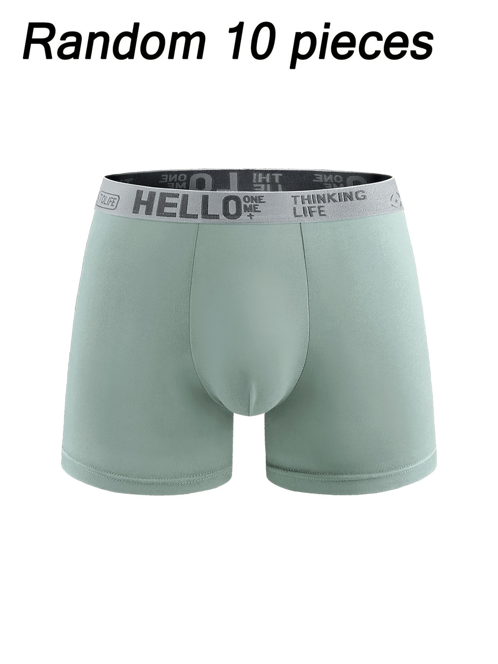 Boxer respirant modal homme — lot de 10, uni