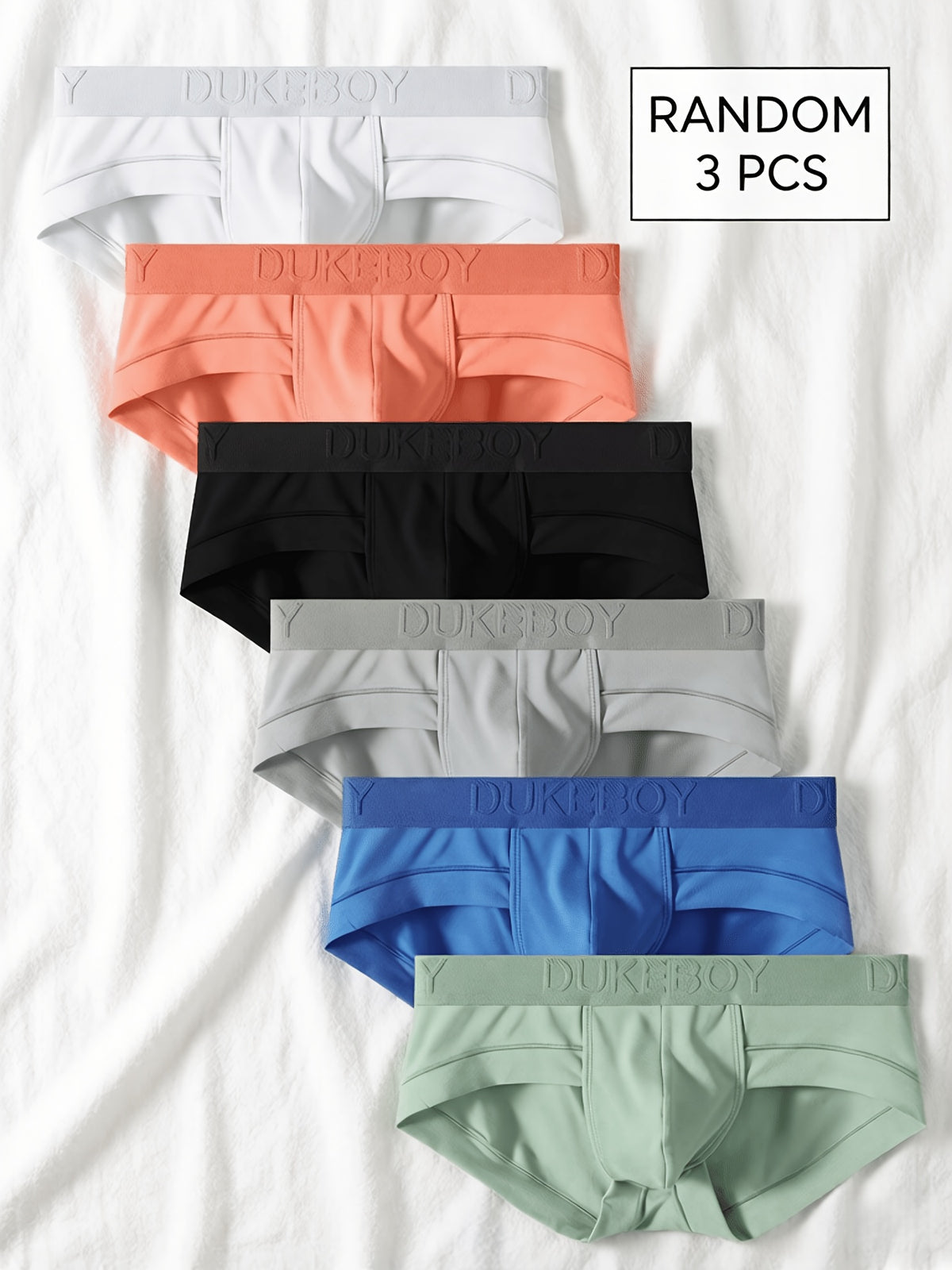 Slip coton homme — lot de 3, uni, du S au XL