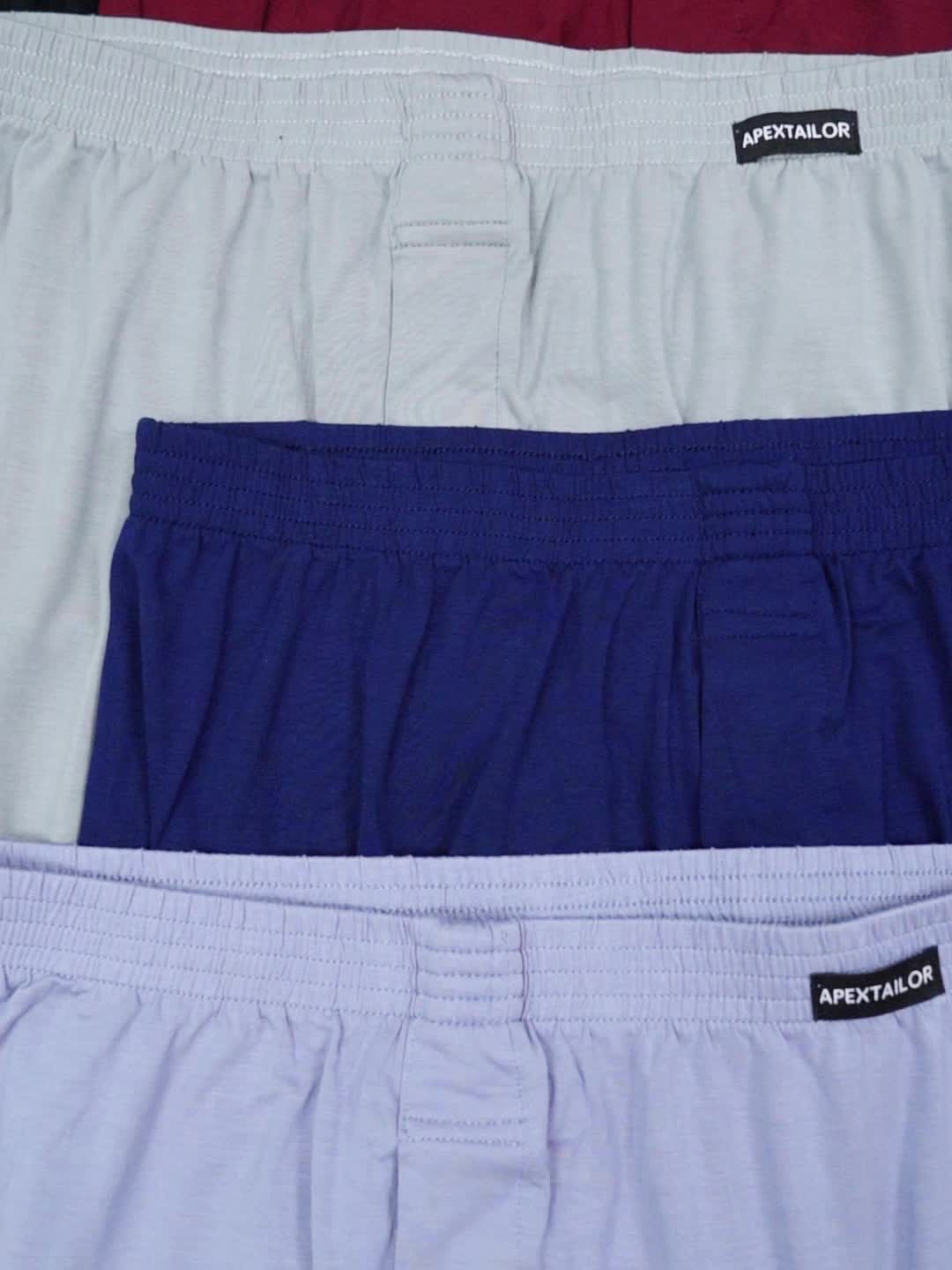 Boxer respirant bambou homme — lot de 5, uni, du M au XXL