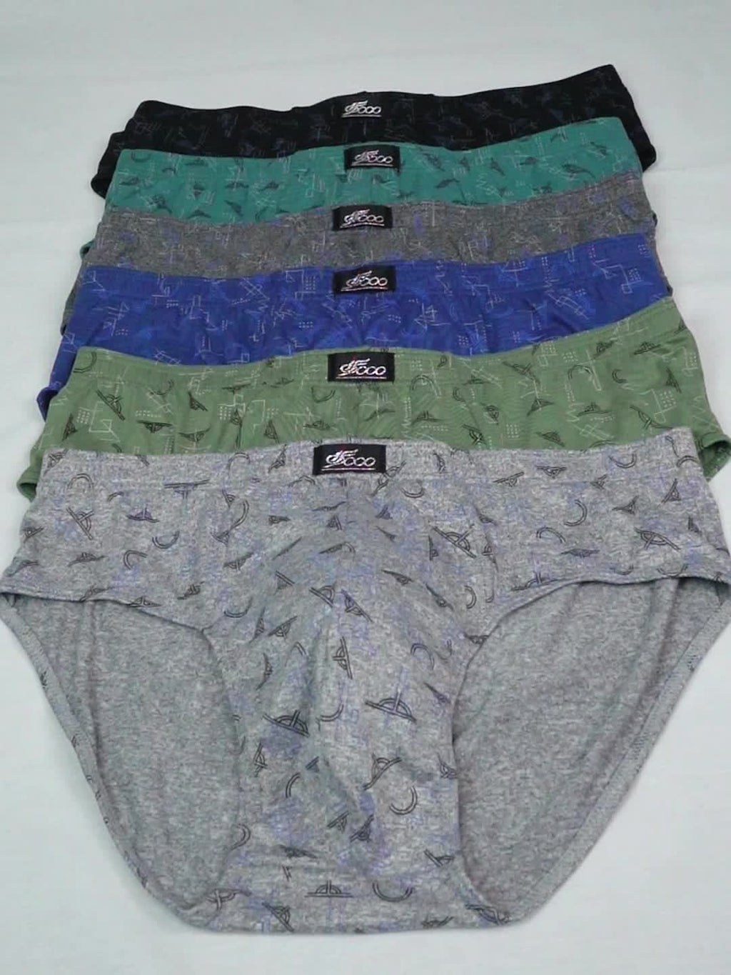 Slip taille haute de sport microfibre homme — lot de 6