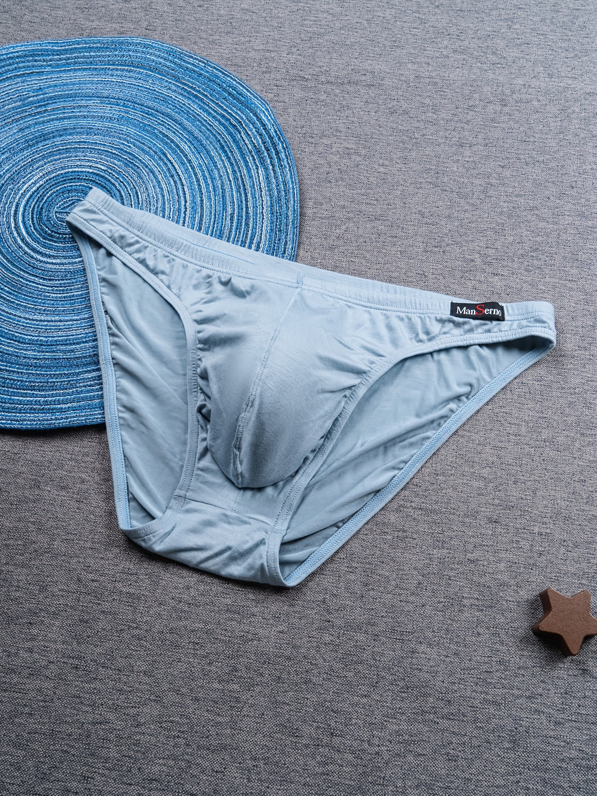 Slip moulant respirant modal homme — lot de 8, uni