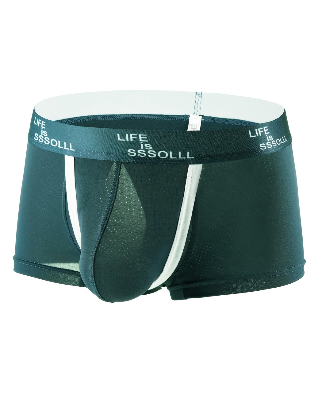 Boxer grande taille respirant microfibre homme — lot de 3, uni
