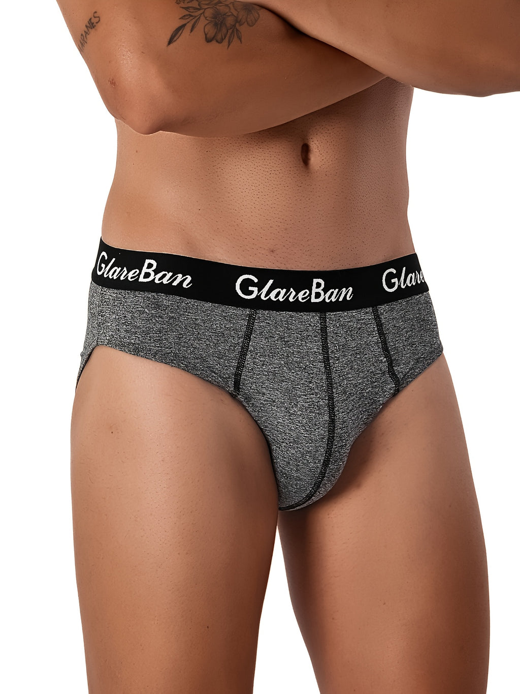 Slip microfibre homme — lot de 5, uni, assortiment E