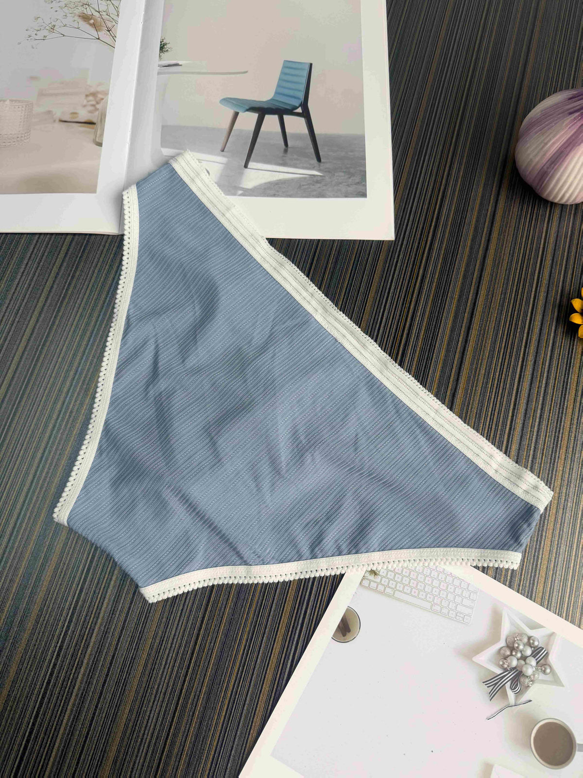 Slip microfibre homme — lot de 3, gris foncé + bleu + vert armée