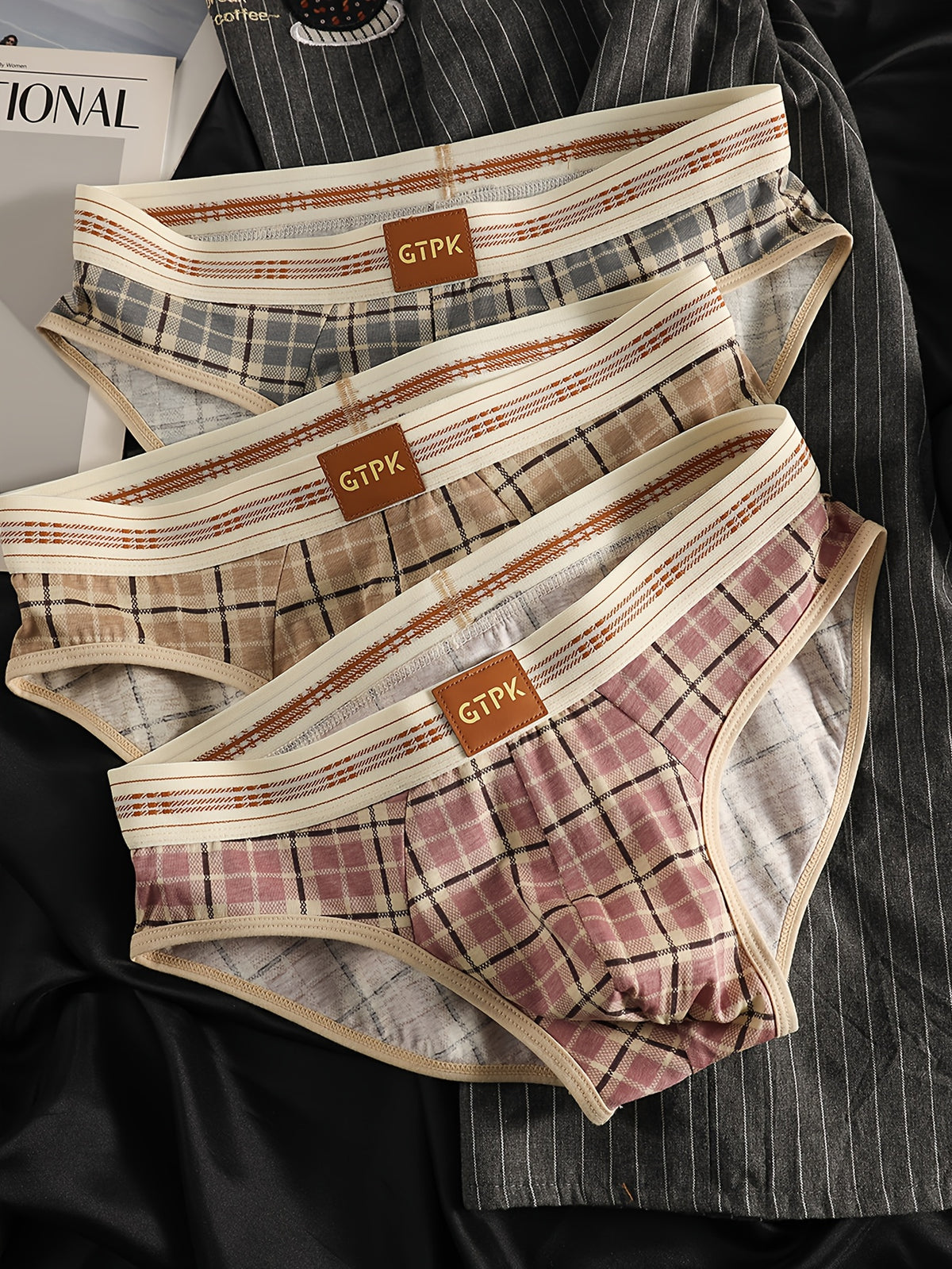 Slip taille basse de sport coton homme — lot de 3