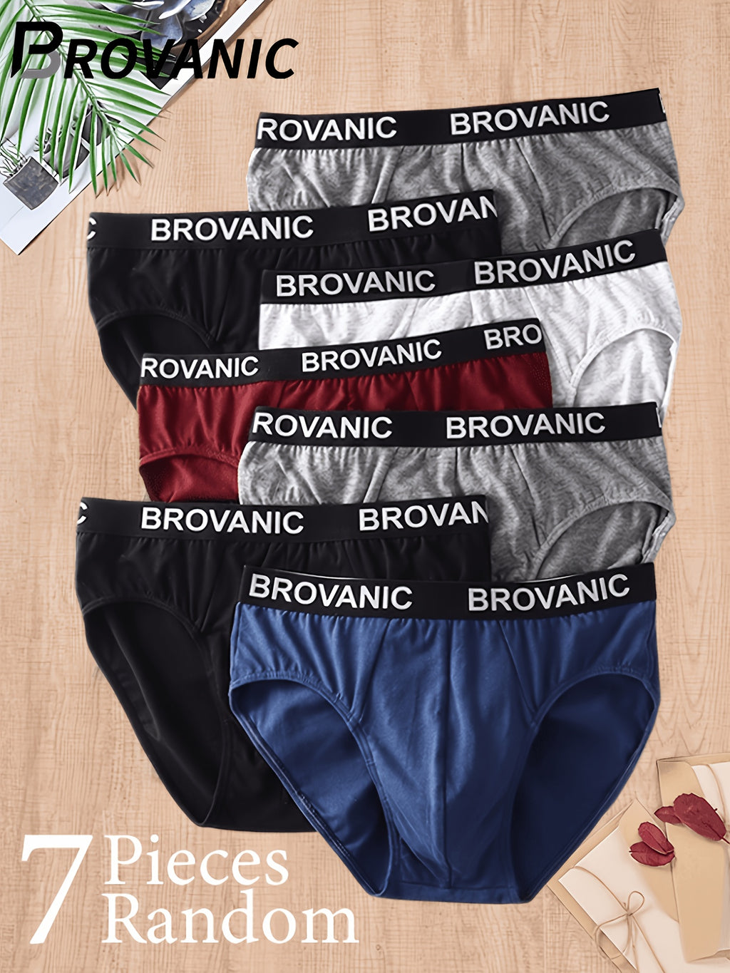Slip respirant microfibre homme — lot de 7, uni, du S au XXL