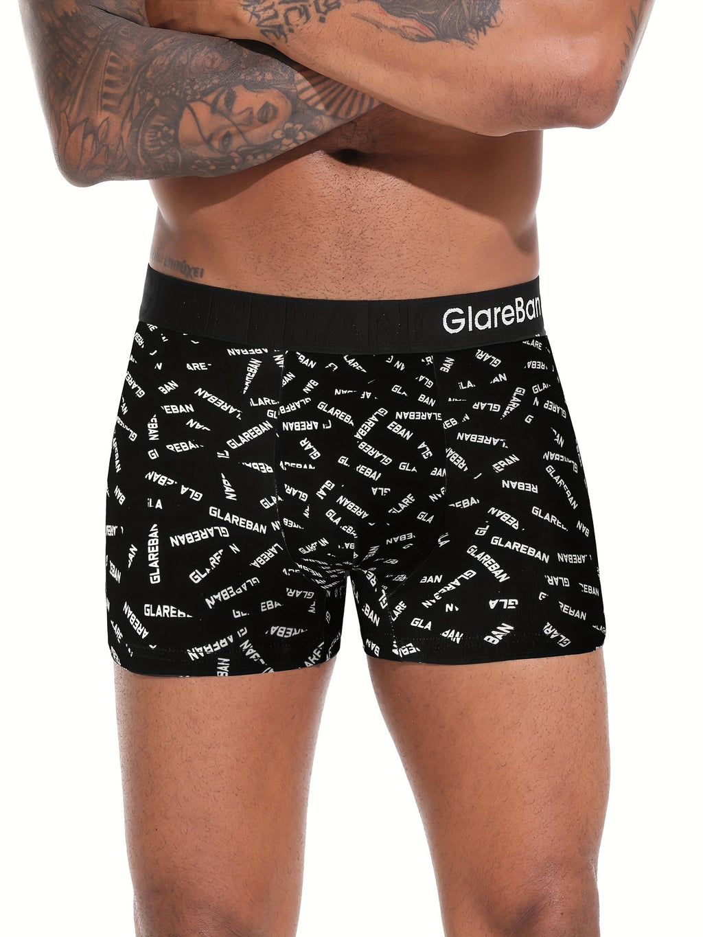 Boxer coton homme — lot de 5, imprimé, assortiment S