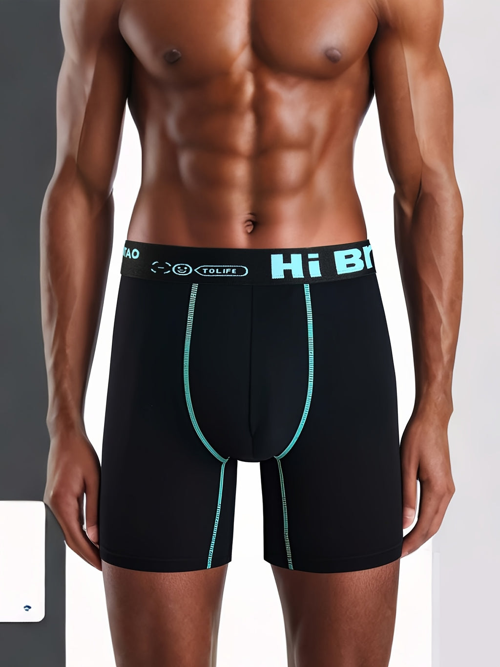 Slip large respirant microfibre homme — lot de 5, uni — vue 5