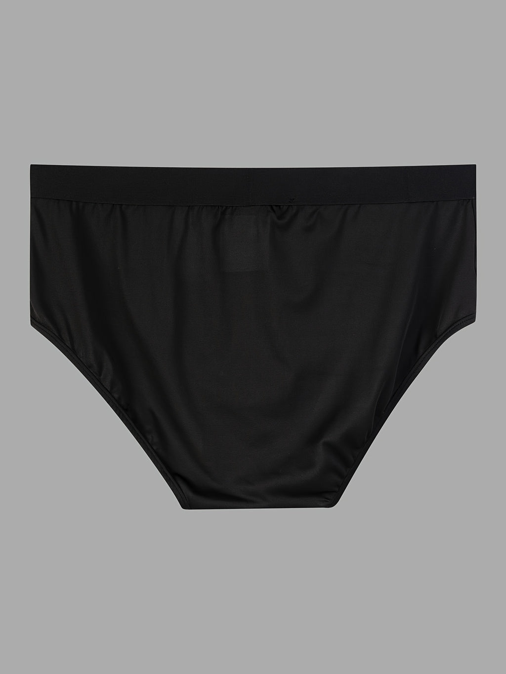 Slip grande taille d'intérieur microfibre homme — lot de 6, uni