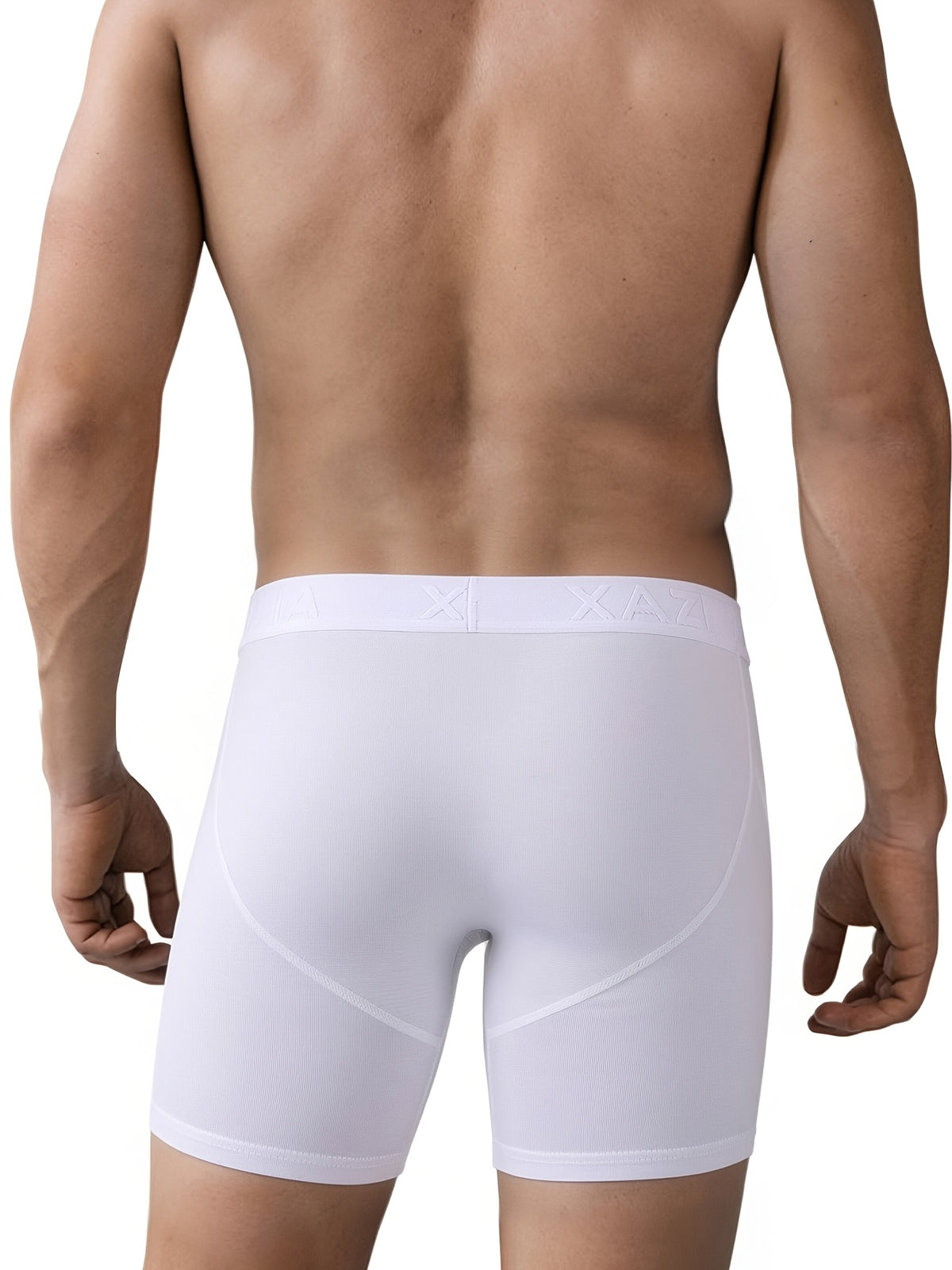 Boxer long de sport coton homme — lot de 5, uni, du S au 3XL
