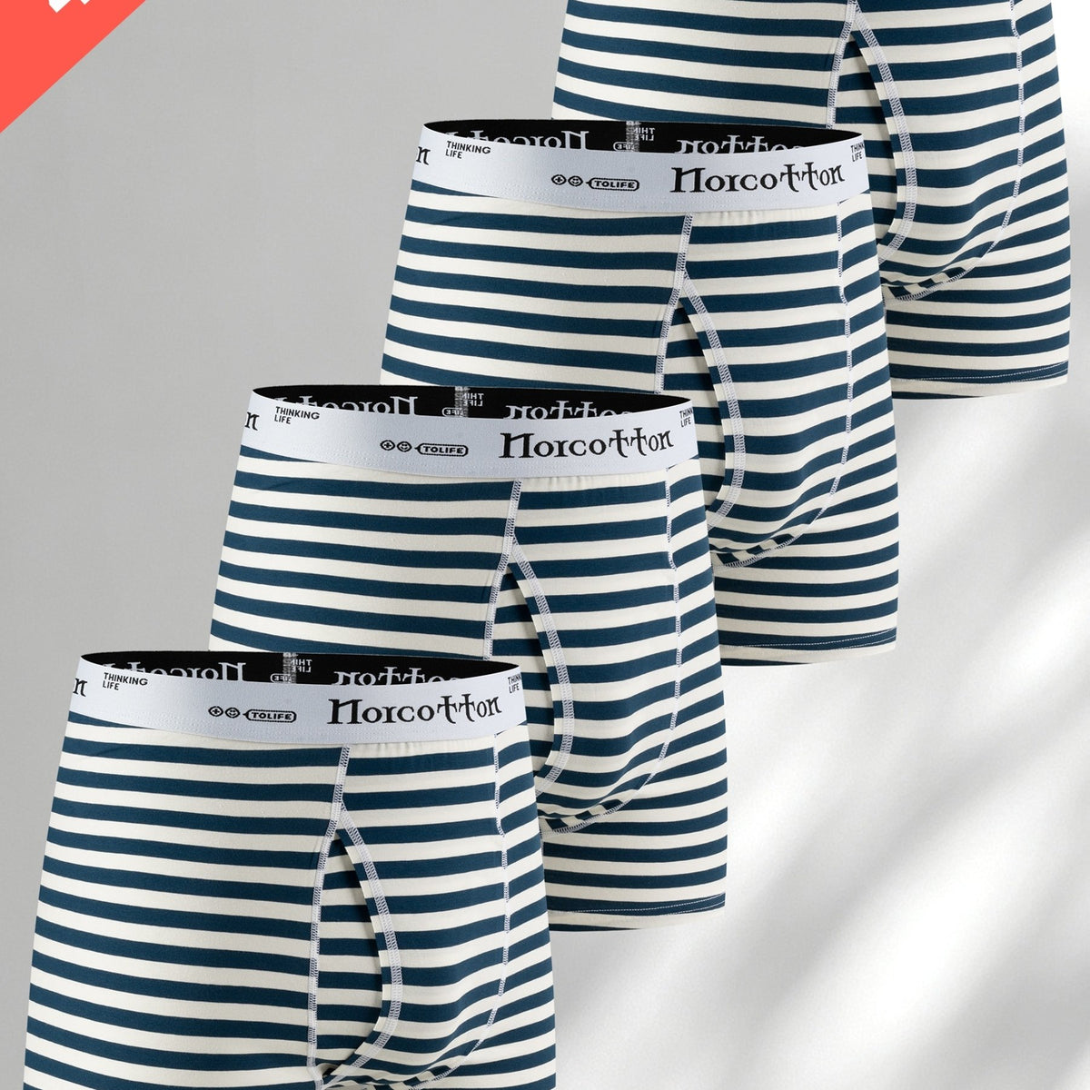 4 Denim Épais Bleu