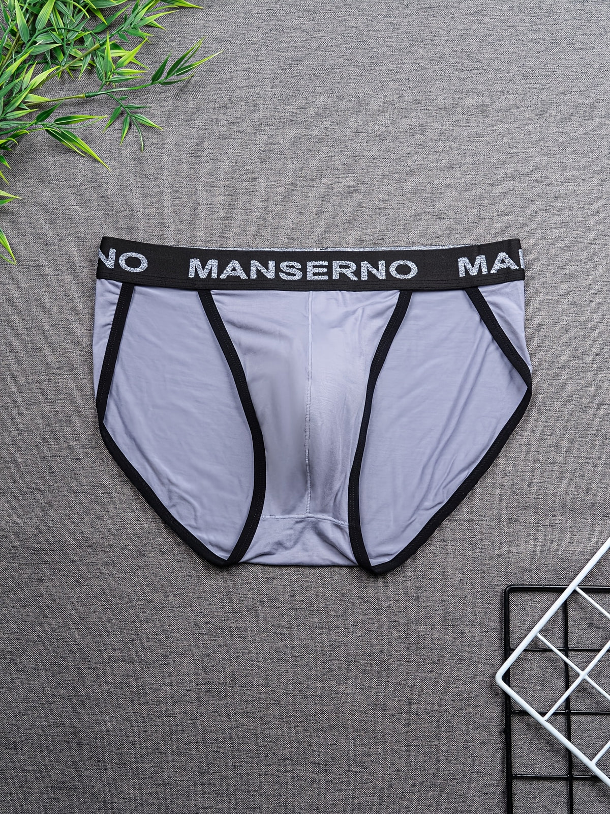 Slip respirant bambou homme — lot de 5, uni, du S au XXL (modèle 2)