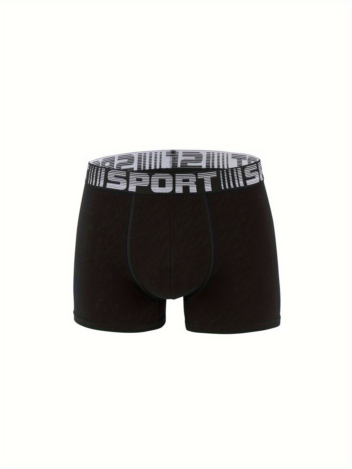Boxer de sport respirant coton homme — lot de 12, uni