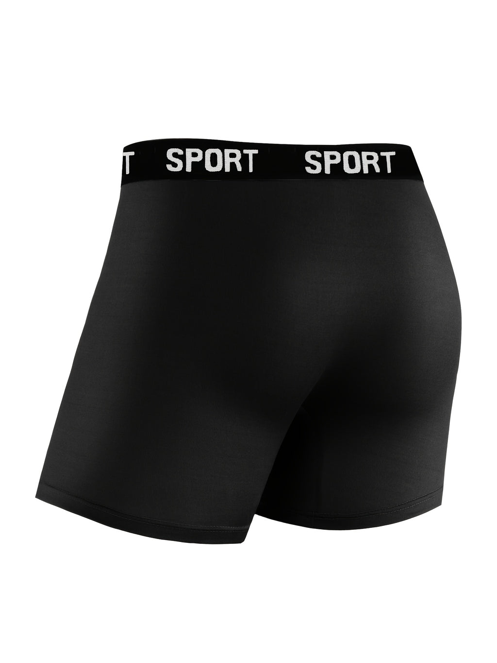 Boxer de sport respirant microfibre homme — lot de 10, uni, assortiment A