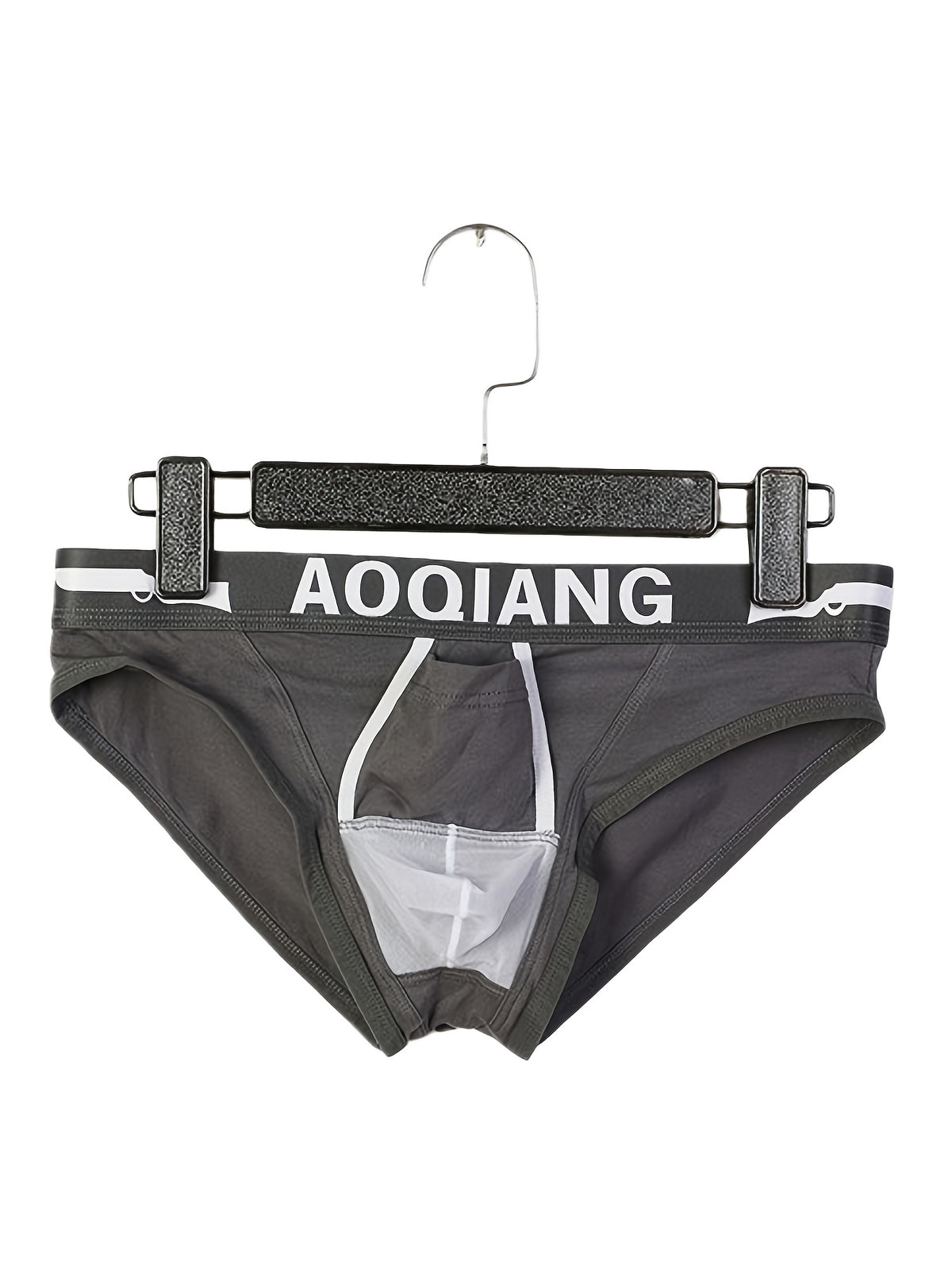 Slip respirant à poche de maintien coton homme — lot de 3, uni