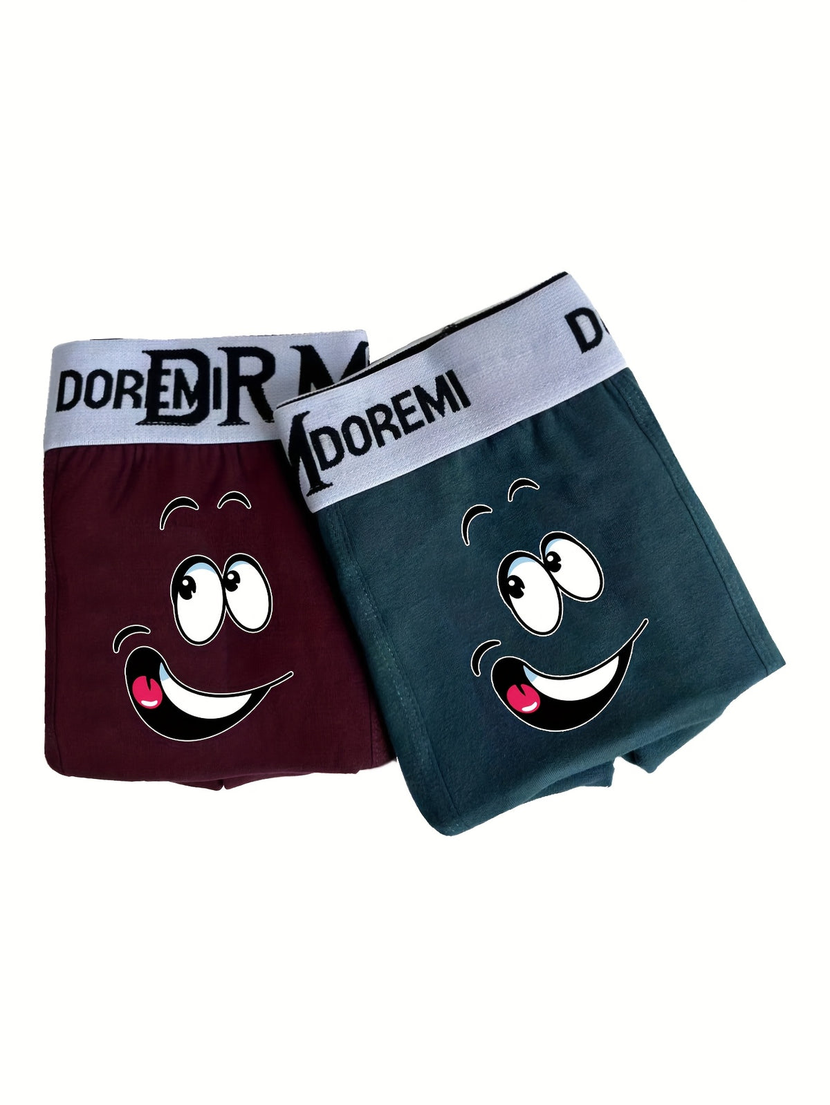Boxer coton homme — lot de 2, géométrique