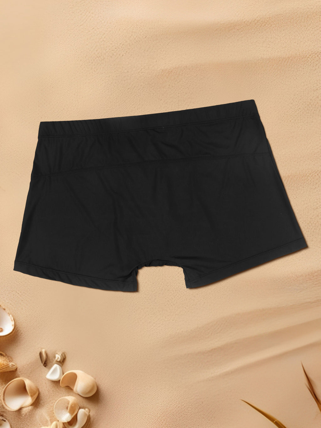 Boxer de sport séchage rapide microfibre homme, noir, noir
